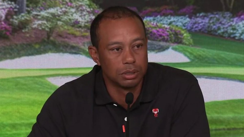 Tiger wears &#039;Frank&#039; polo ahead of mock-turtleneck week at Augusta