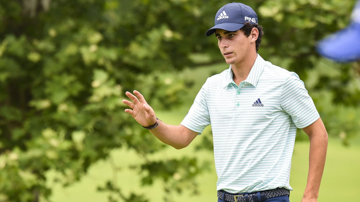 Watch: Niemann dunks home hole-in-one at Shriners